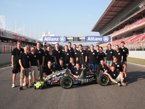 Formula Student. HorsePower Team unterstuetzt von Becker und Mueller Schaltungsdruck